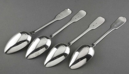 Rare Cape Silver Tablespoons (Set of 4) - Johannes Heegers